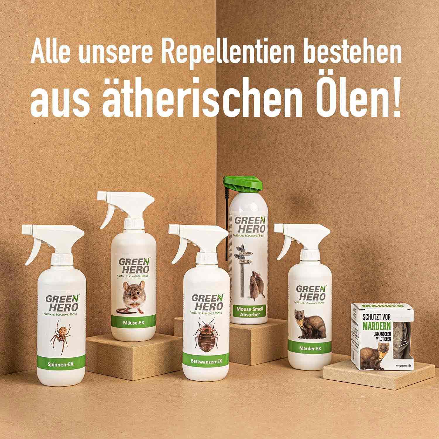 GreenHero Marder-Ex Spray gegen Marderverbiss