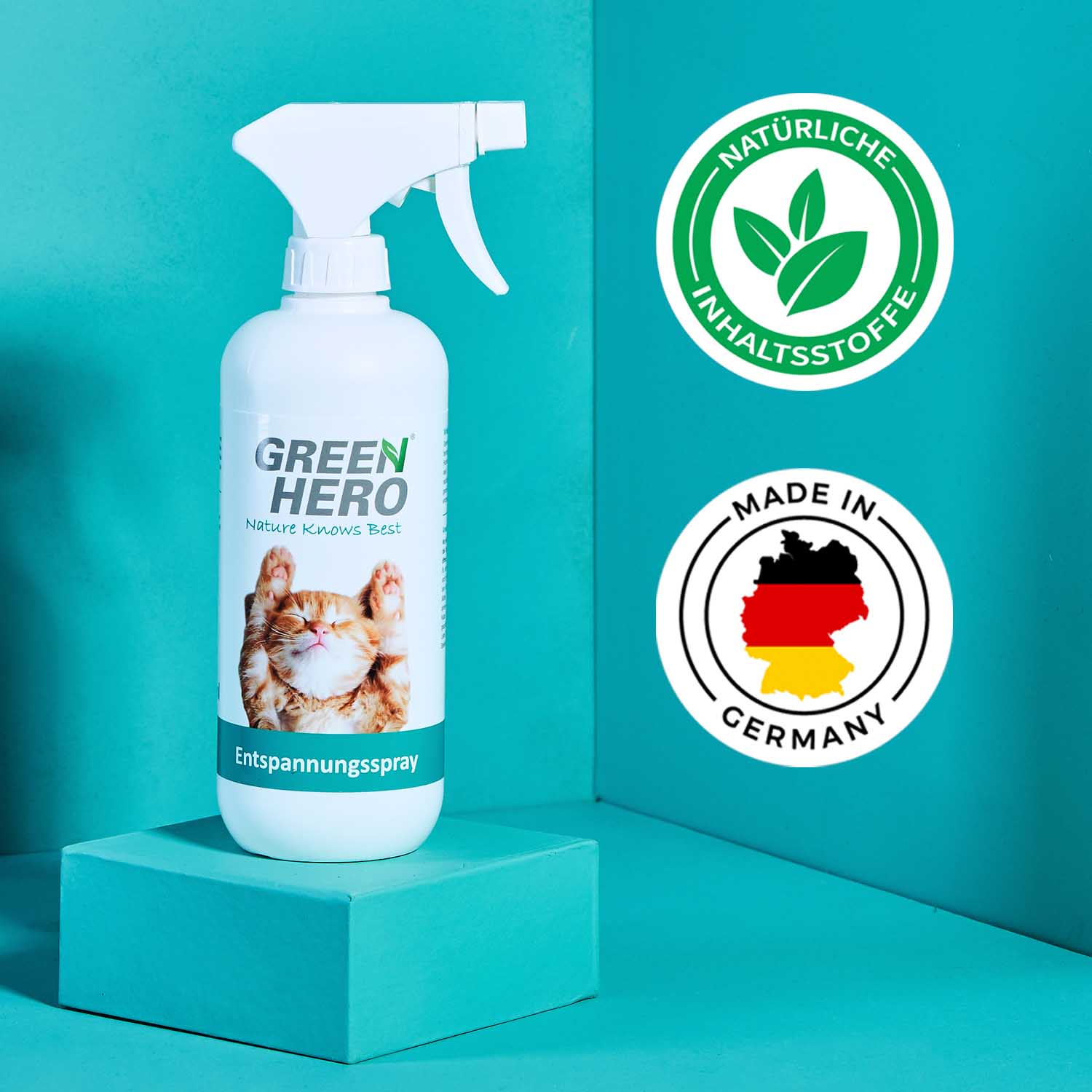 Green Hero Entspannungsspray für Katzen